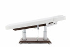 Массажный стол электрический MED-MOS ММКМ-2 (КО-159.1Д) белый, с подогревом ложа (S)